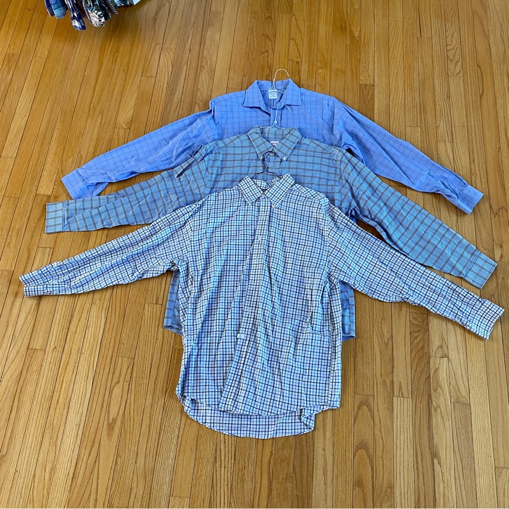 3 Brooks Brothers Large mens button ups